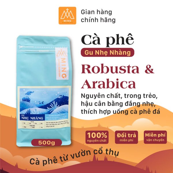 Cà phê từ vườn cổ thụ Gu nhẹ nhàng (Chế phin)
